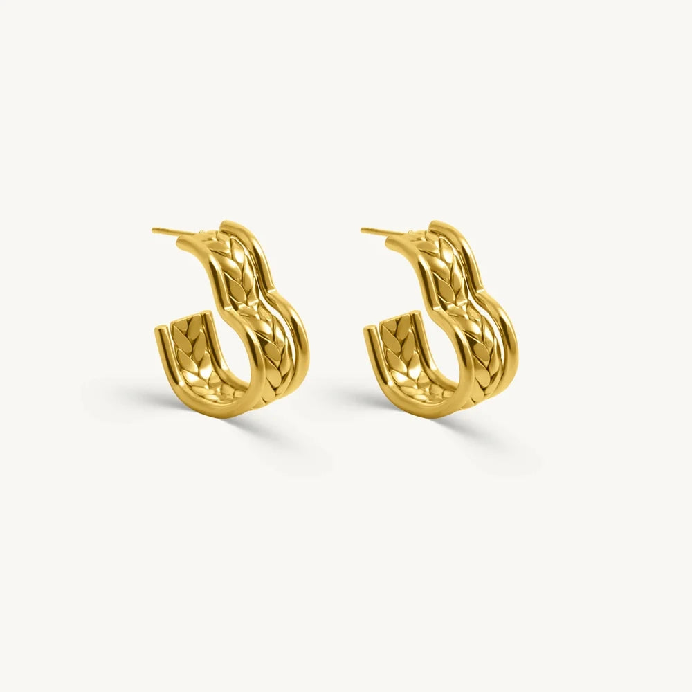 Hearty Hoop Earring