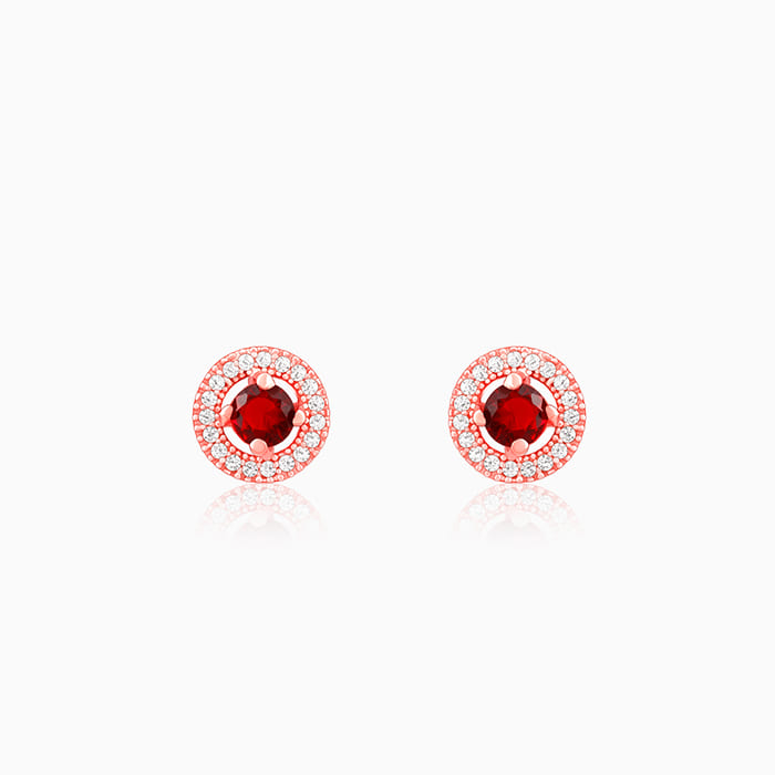 Rose Gold One And Only Earrings
