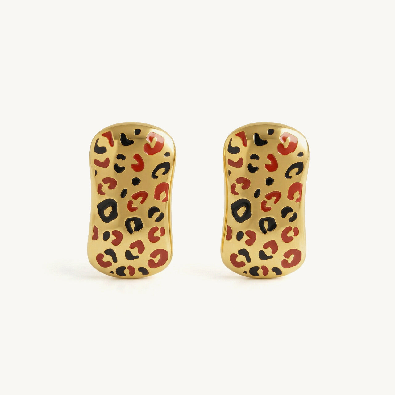 Wild Leopard Print Stud Earring