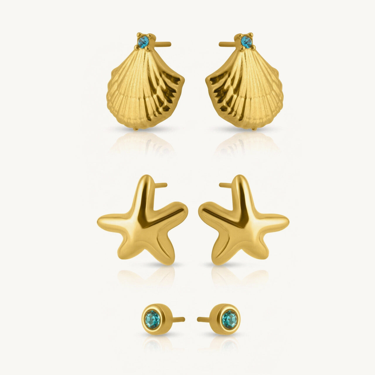 Nature Coast Marine Stud Earring Set