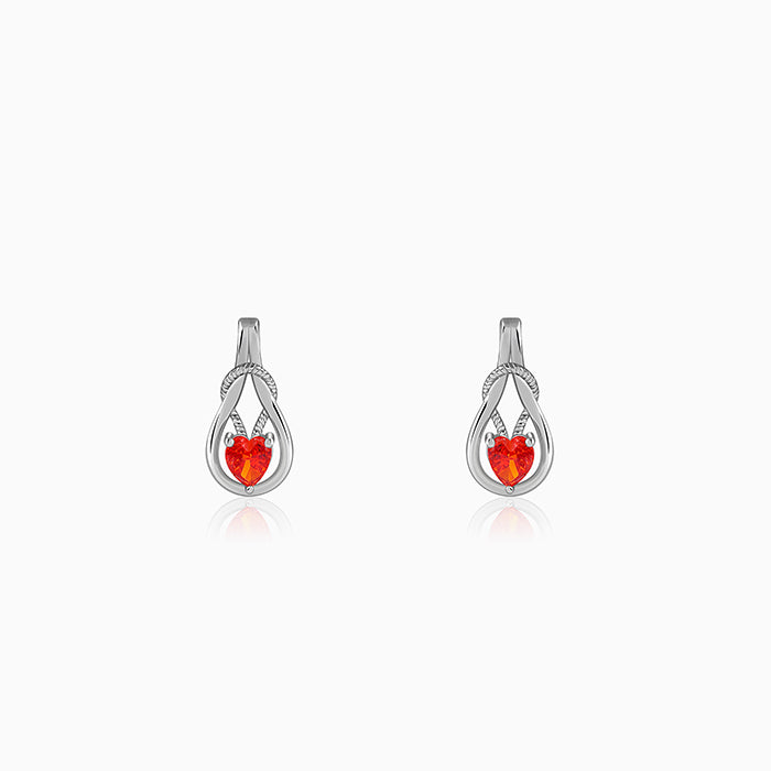 Silver Silent Vows Earrings