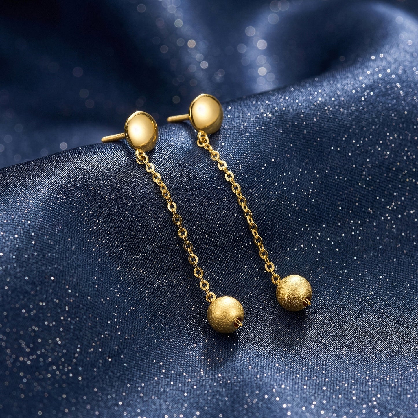 Golden Treasure Dangler Earrings