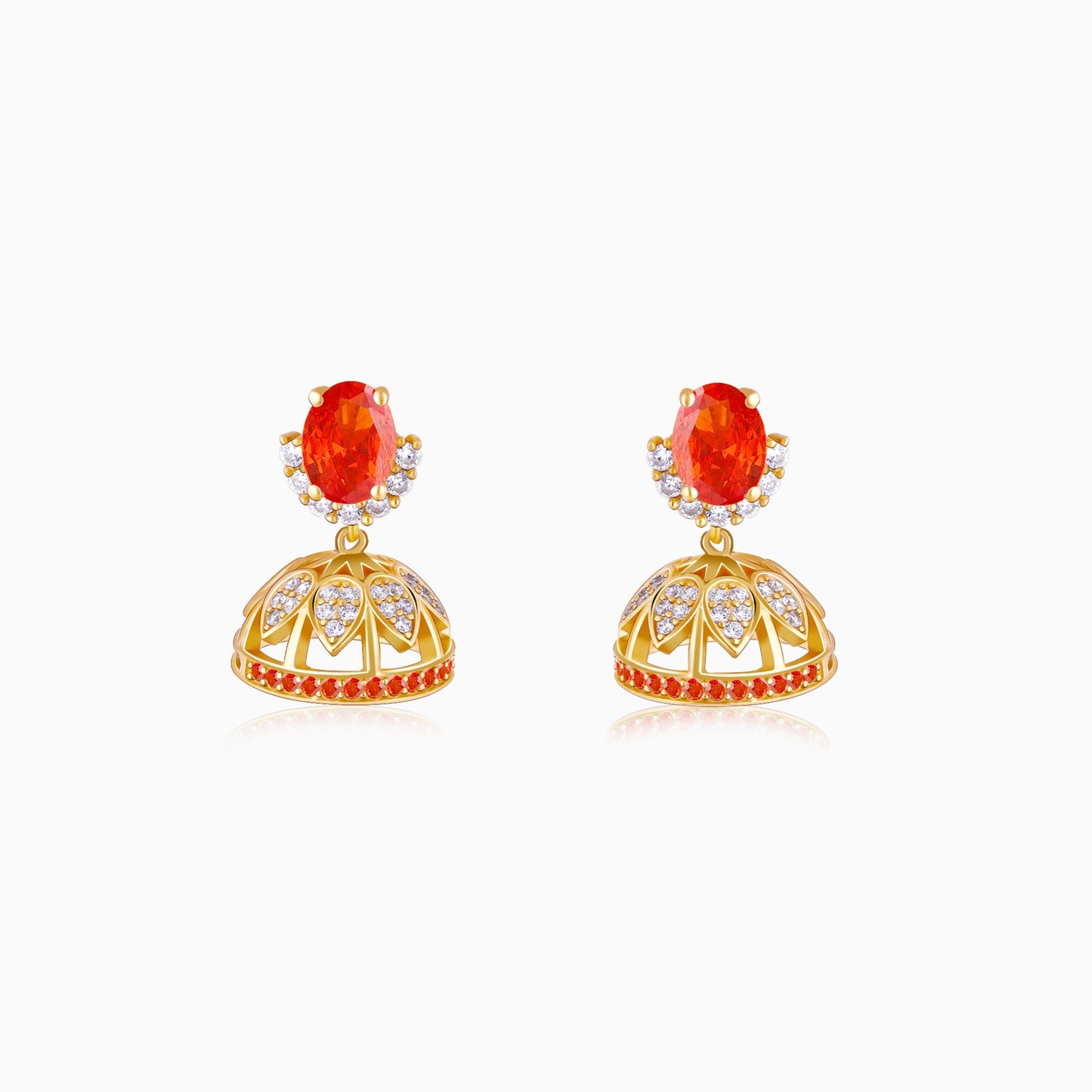 Golden Anuket Jhumki