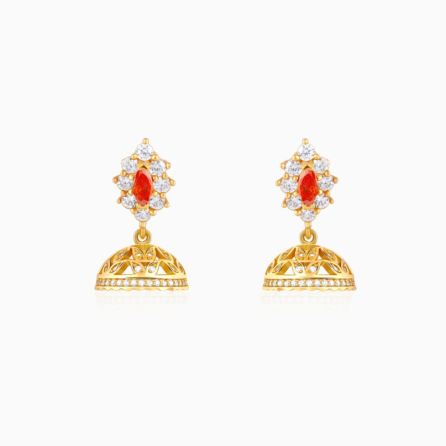 Golden Eirene Jhumki