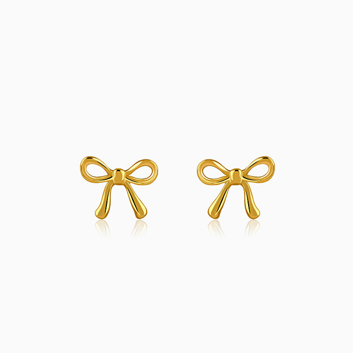 Golden Tied with Love Earrings