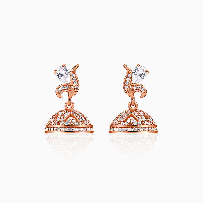 Rose Gold Madurai Jhumki