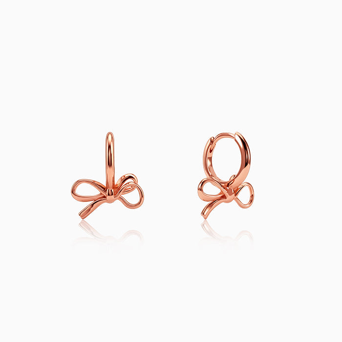 Rose Gold Velora Hoop Earrings
