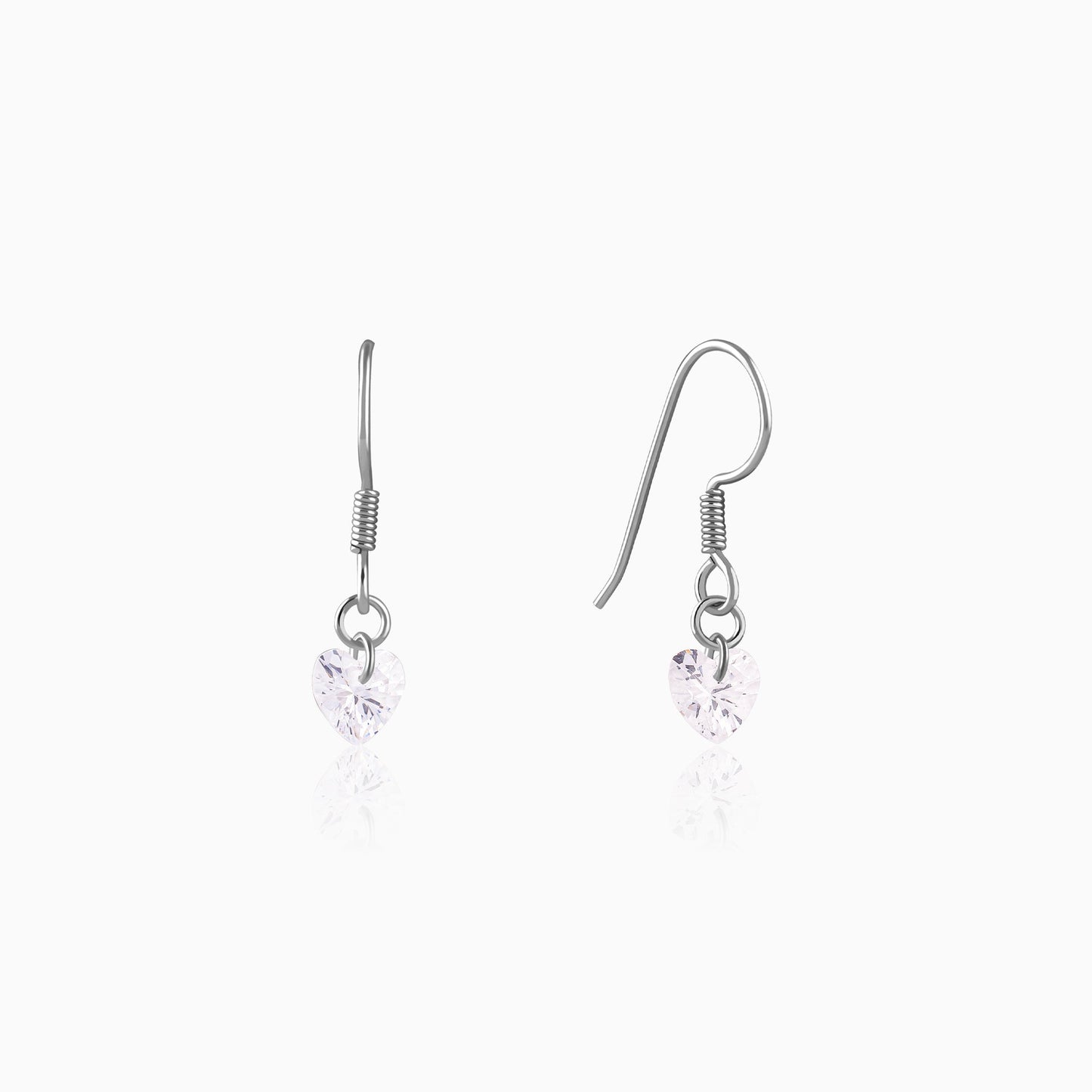 Silver Beyond Heart Earrings
