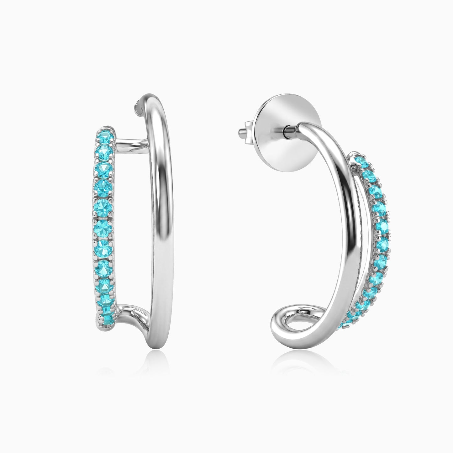 Silver Theresa Earrings