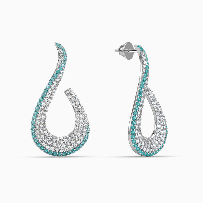 Silver Galene Earrings
