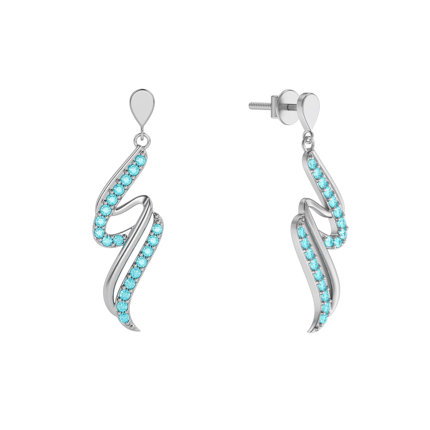 Silver Celaeno Earrings