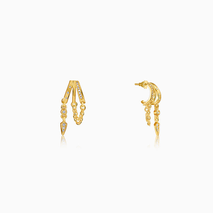 Golden Fancy Earrings