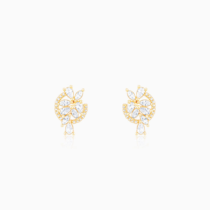 The White Periwinkle Earrings