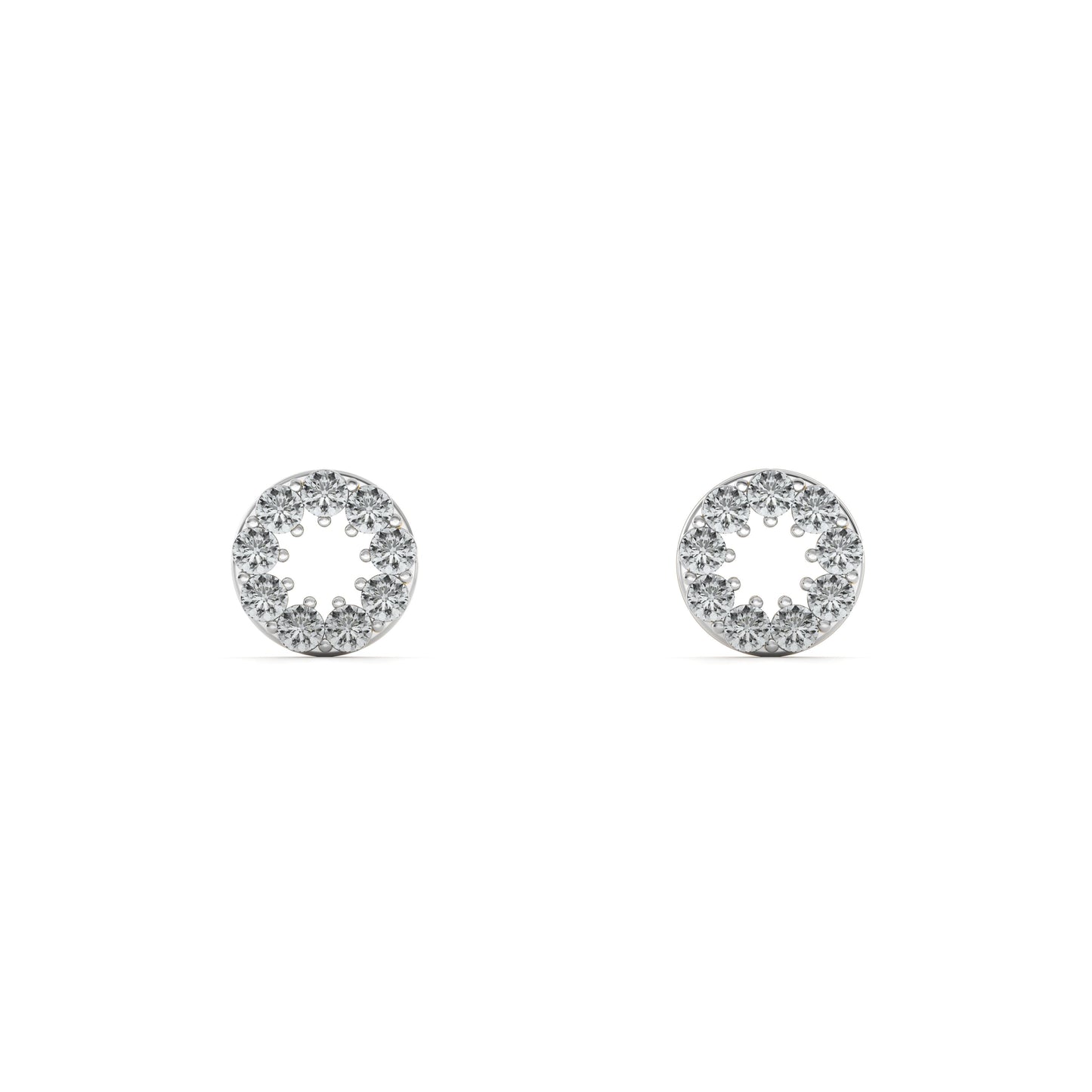 Bloom Inspired 9KT Gold Laboratory Grown Diamond Stud Earring
