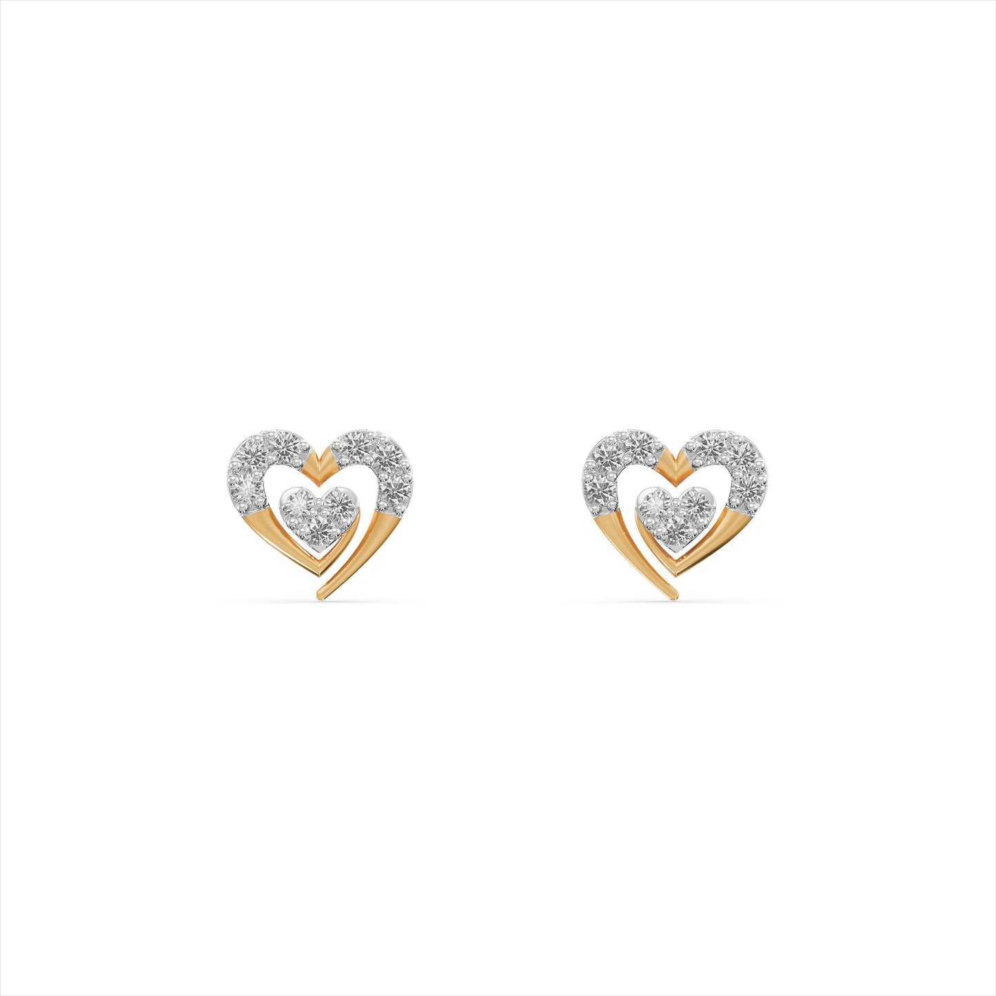 Lustre of Love 9KT Gold Laboratory Grown Diamond Earrings
