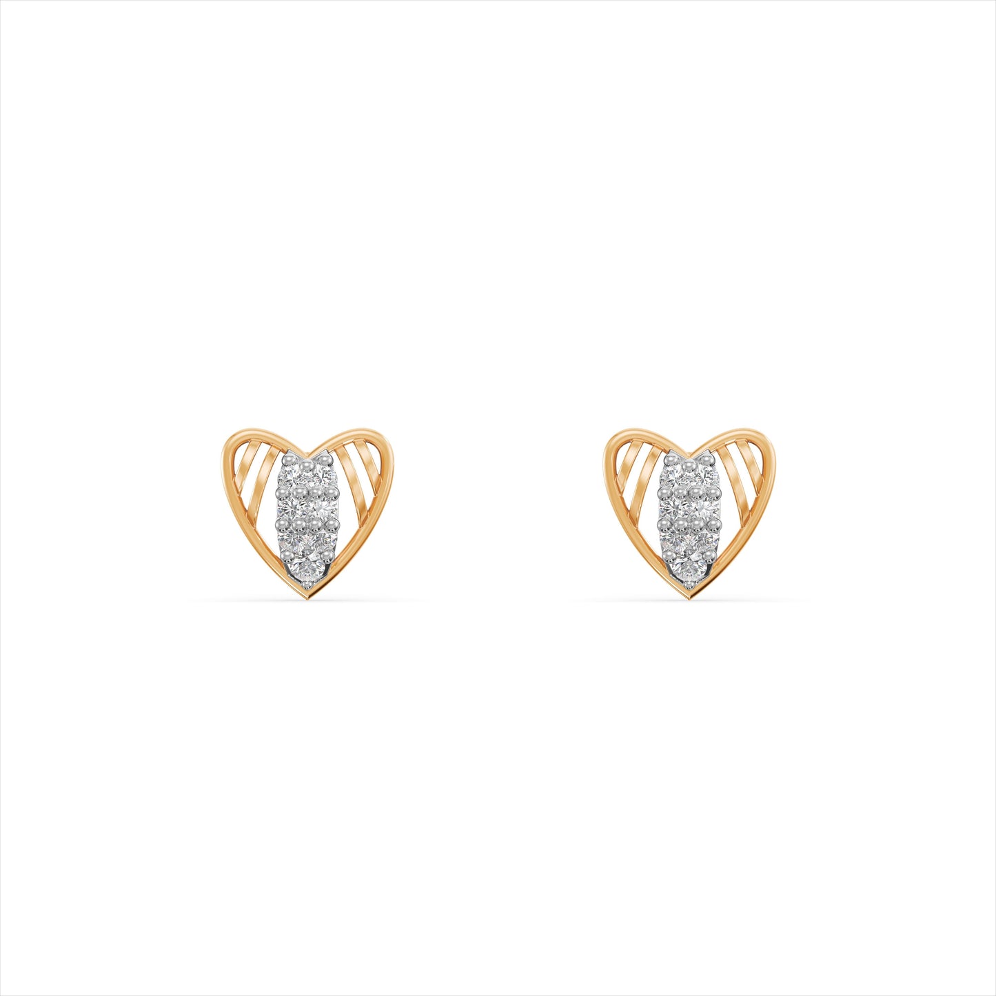 Little Love Shimmer 9KT Gold Laboratory Grown Diamond Earrings