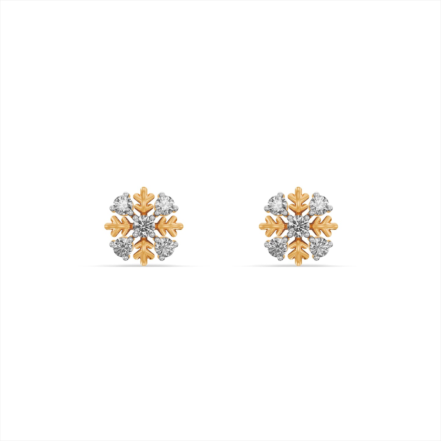 Tiny Frost 9KT Gold Laboratory Grown Diamond Studs