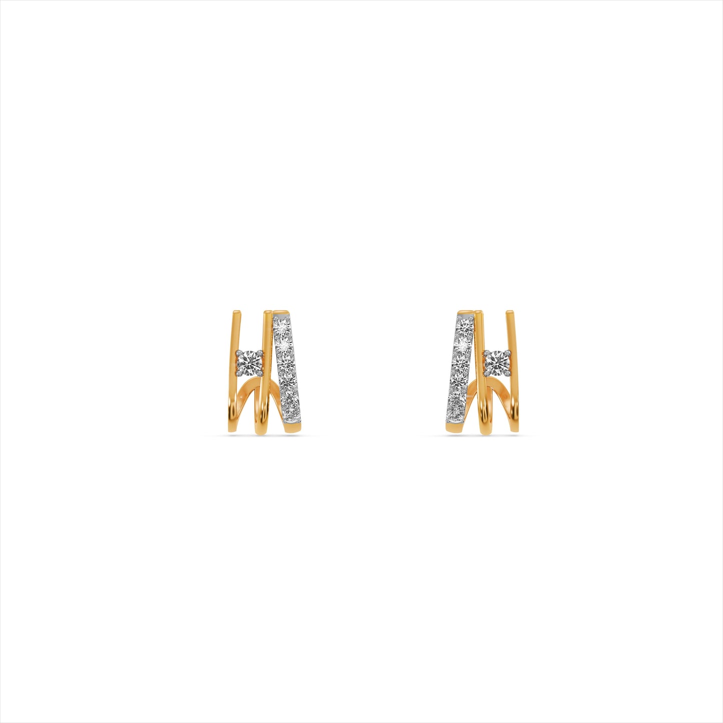 Arcadia 9KT Gold Laboratory Grown Diamond Earrings