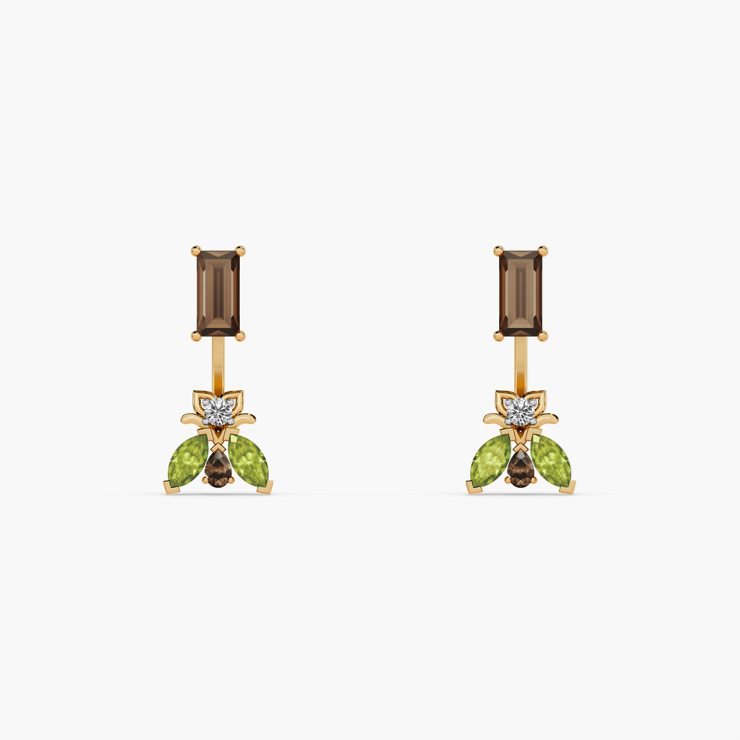 925 Sterling Silver Moonveil Moth Earrings