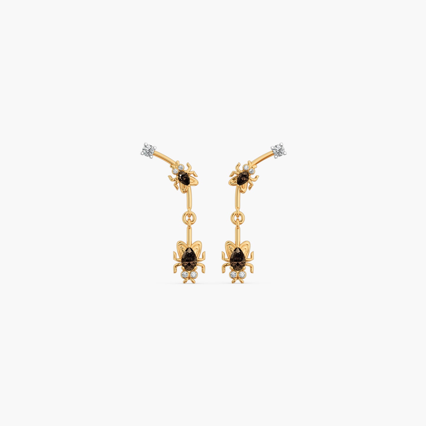 925 Sterling Silver Aerial Gleam Earrings
