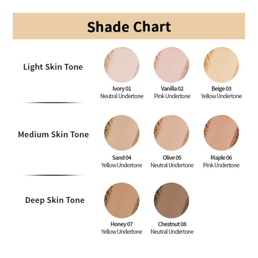 Nykaa All Day Matte Compact Powder- Beige 03