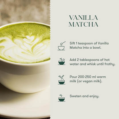 Luxmi Estates Vanilla Matcha with Probiotics