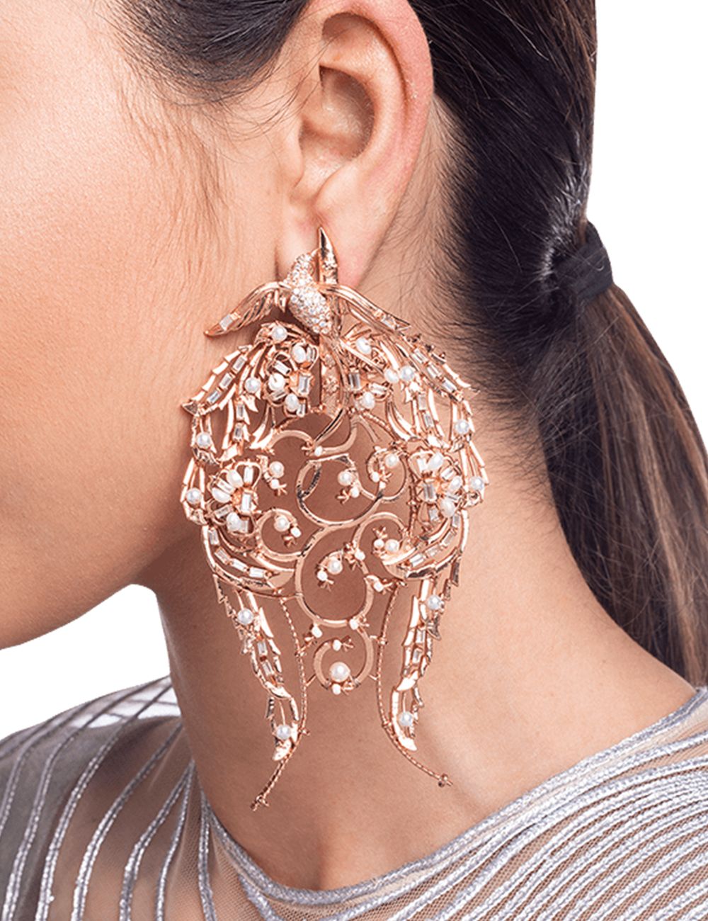 Lophorina Trellis Ear Chandeliers Earrings