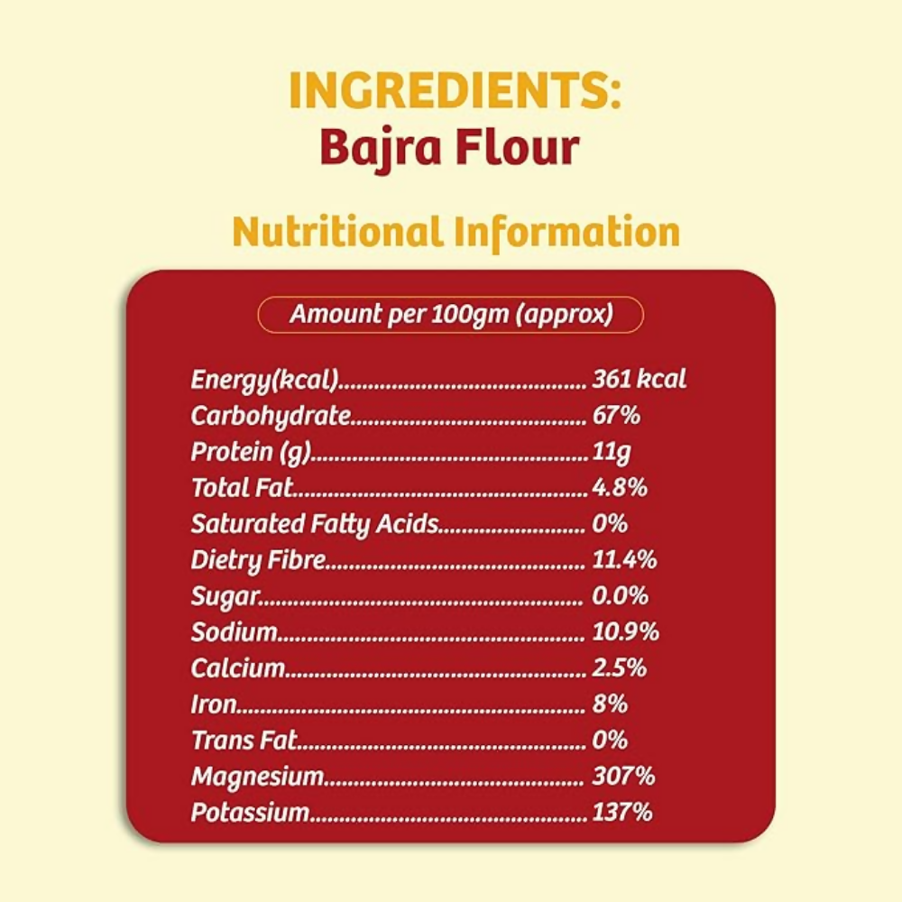 Naario Bajra atta 100% Organic Millet Flour