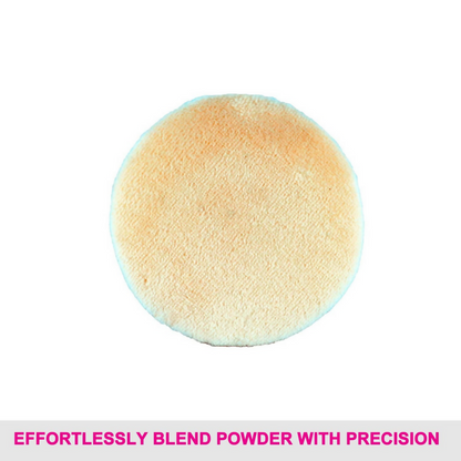 Vega Powder Puff Makeup Cotton Applicator & Foundation blender - Off White