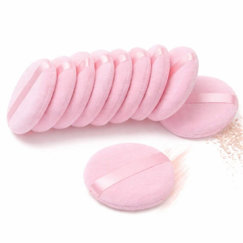 Bronson Professional Round Powder Puff Beauty Blender Makeup Sponge Applicator