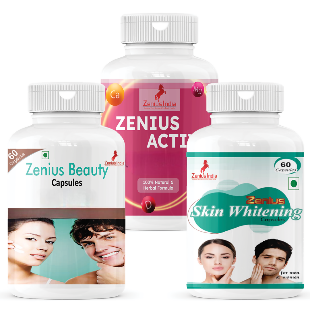 Zenius Skin whitening Kit (Overall Skin Brightening & Lightening Kit)