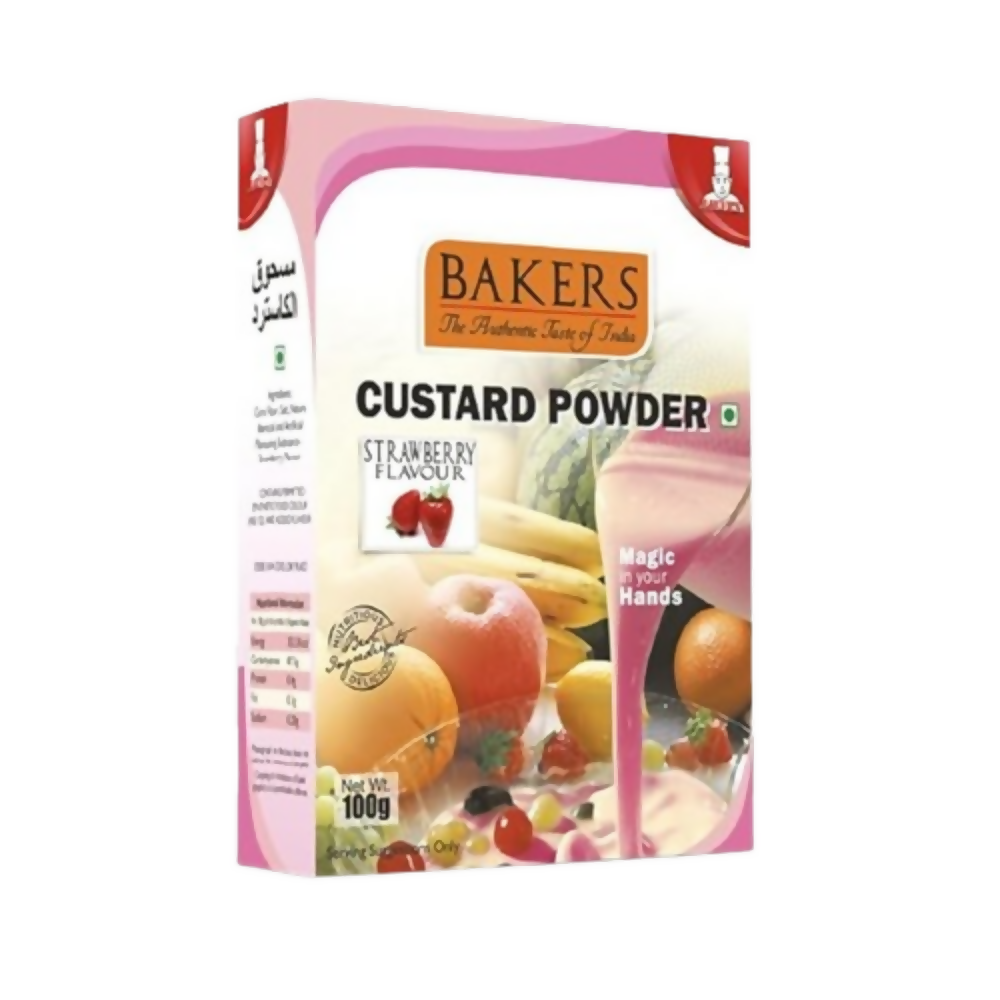 BAKERS Custard Powder - Strawberry