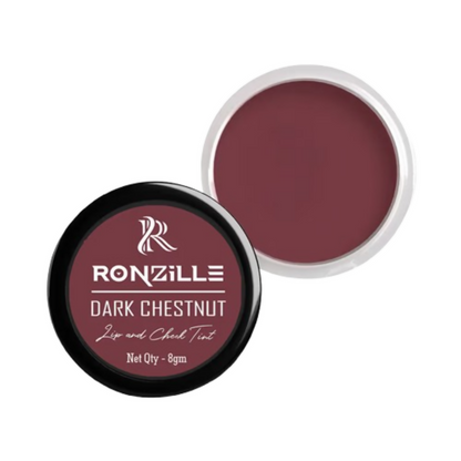 Ronzille Lip And Cheek Tint - Dark Chestnut
