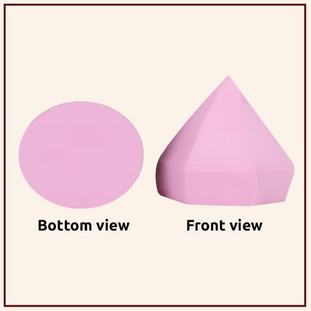 Bronson Professional Pink Diamond Beauty Blender Makeup Sponge