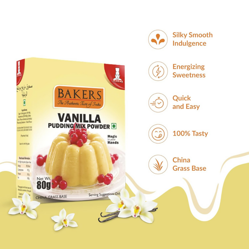 BAKERS Instant Pudding Mix - Vanilla Flavor
