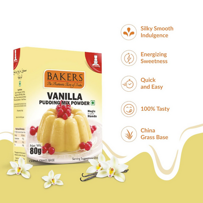BAKERS Instant Pudding Mix - Vanilla Flavor