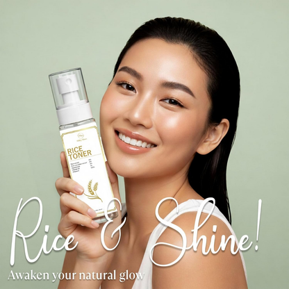 Milky Moon Rice Water Face Toner with Niacinamide & Ginseng For Clear, Glass Korean Skin