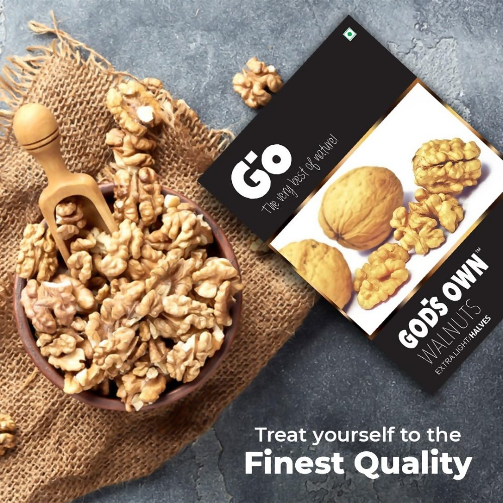 Go Organic Kashmiri Extra Light Halves Walnuts Kernels