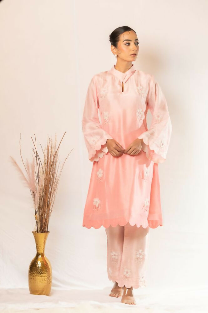 Timaraa Rose Whisper Pink Ombre Shaded Co-Ord Set