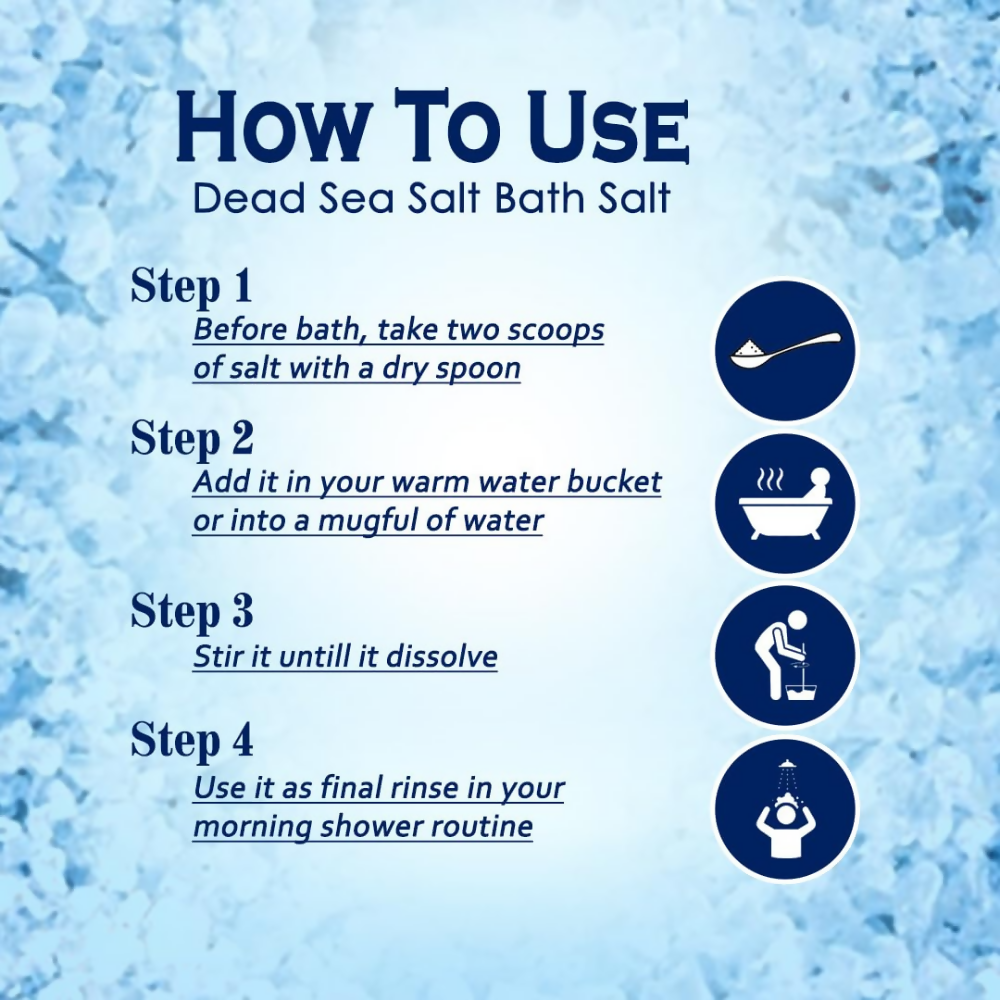 VedicAyurveda Dead Sea Salt and Lavender Bath Salt