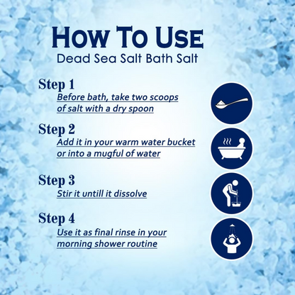 VedicAyurveda Dead Sea Salt and Lavender Bath Salt