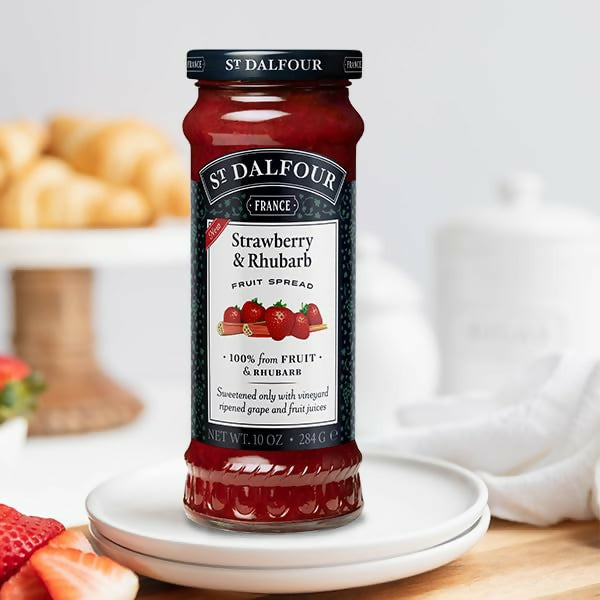 ST. DALFOUR Strawberry & Rhubarb Fruit Spread