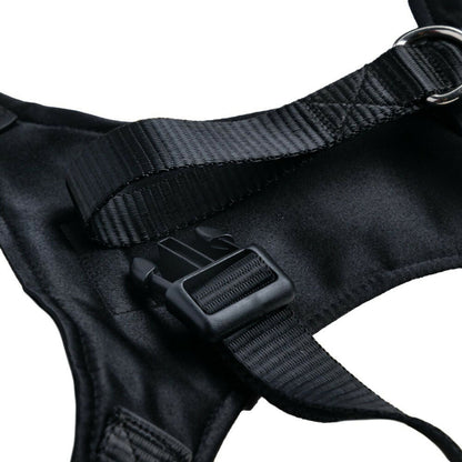 Waggety Tuxedo Dog Harness - Stylish Black & White Design, Adjustable Fit, Durable Fabric, Elegant Pet Harness for Dogs