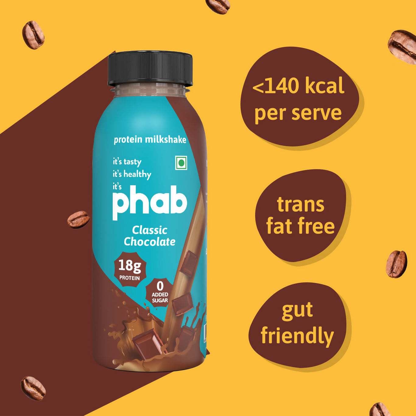 Phab Protein Milkshake With protein Protein Swiss Chocolate Shake