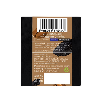 Nyassa Coffee And Charcoal Handmade Soap