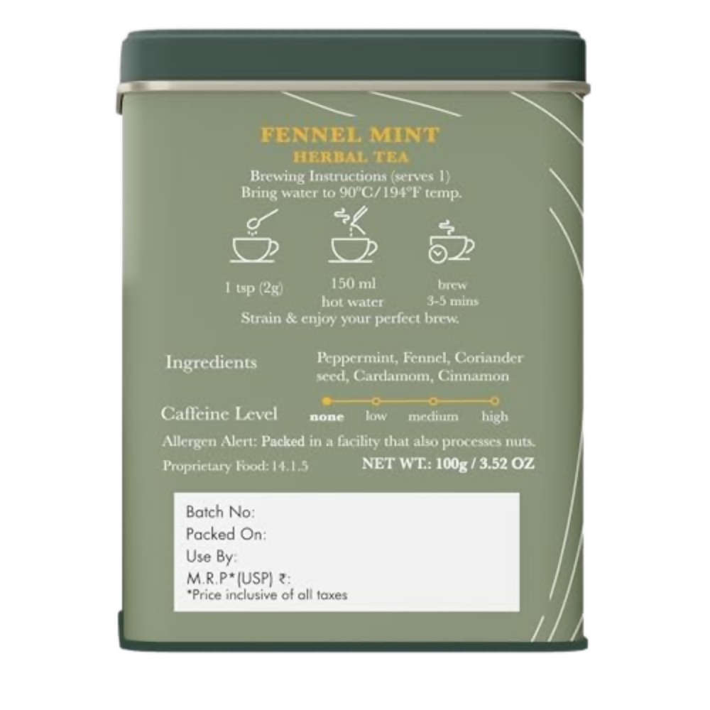 Luxmi Estates Fennel Mint Herbal Tea