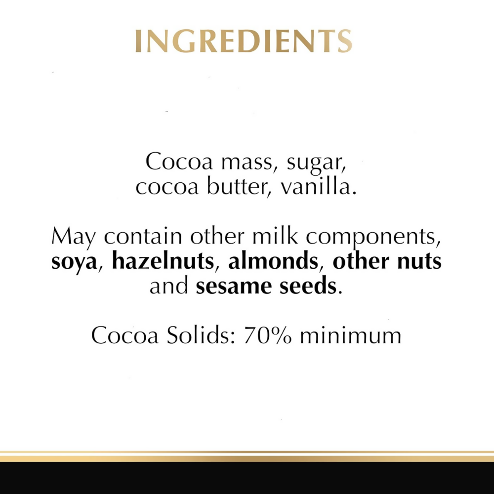 Lindt Excellence 70% Cocoa Extra Fine Dark Chocolate