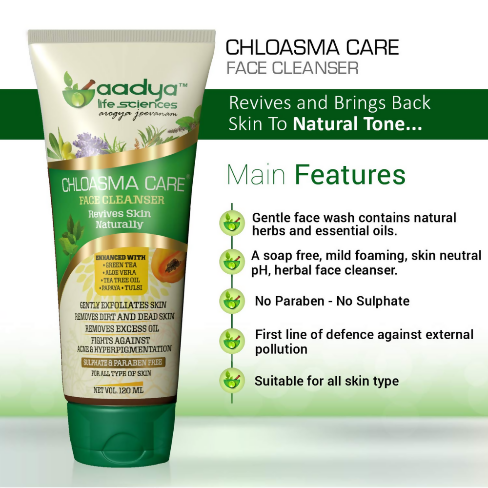 Aadya Life Sciences Chloasma Care Cream and Face Wash Combo