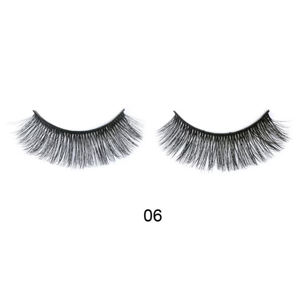 Bronson Professional 3D Effect Long and Natural Look False Eyelashes - 06