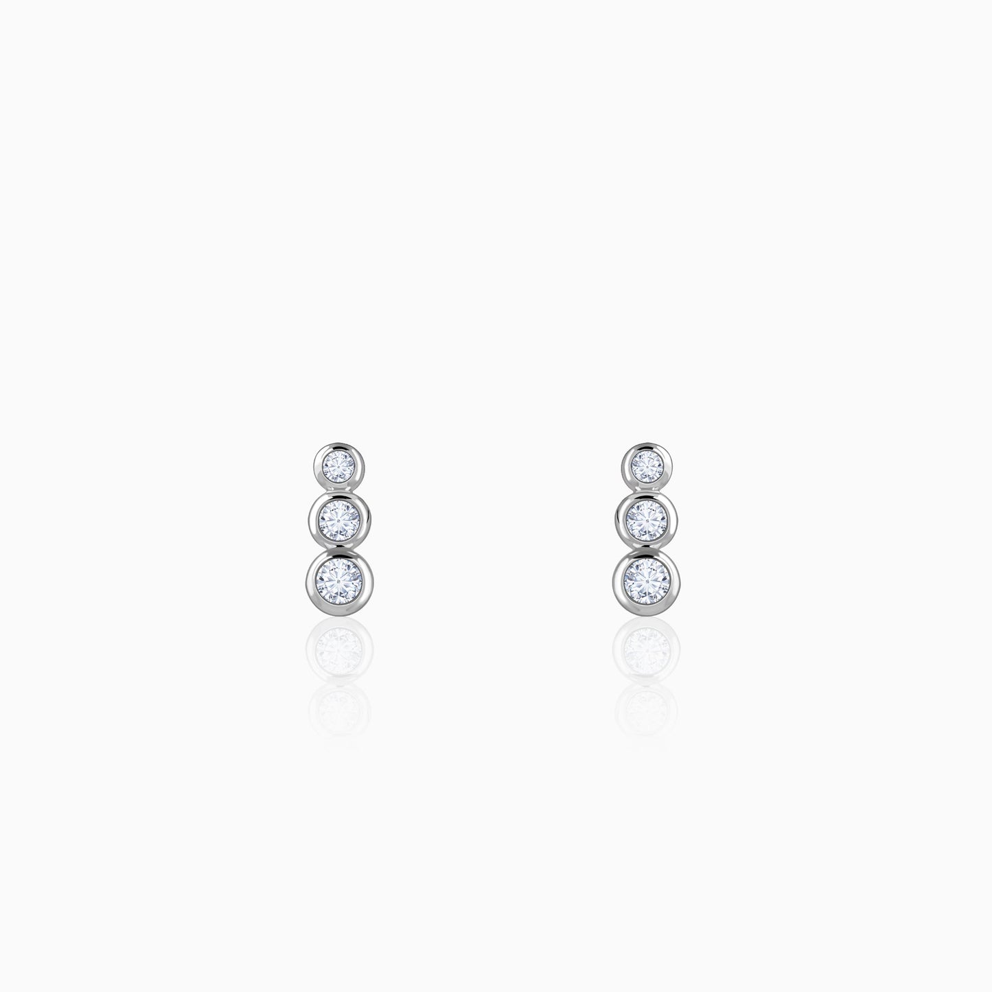 Gold Orvya Lab Grown Diamond Earrings